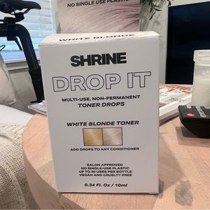 SHRINE Drop It white blonde toner drops
